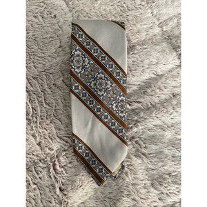 READ Vintage‎ Johnny Carson Mens Tie / Necktie ~ 1960's - 1970's ~ MCM Polyester